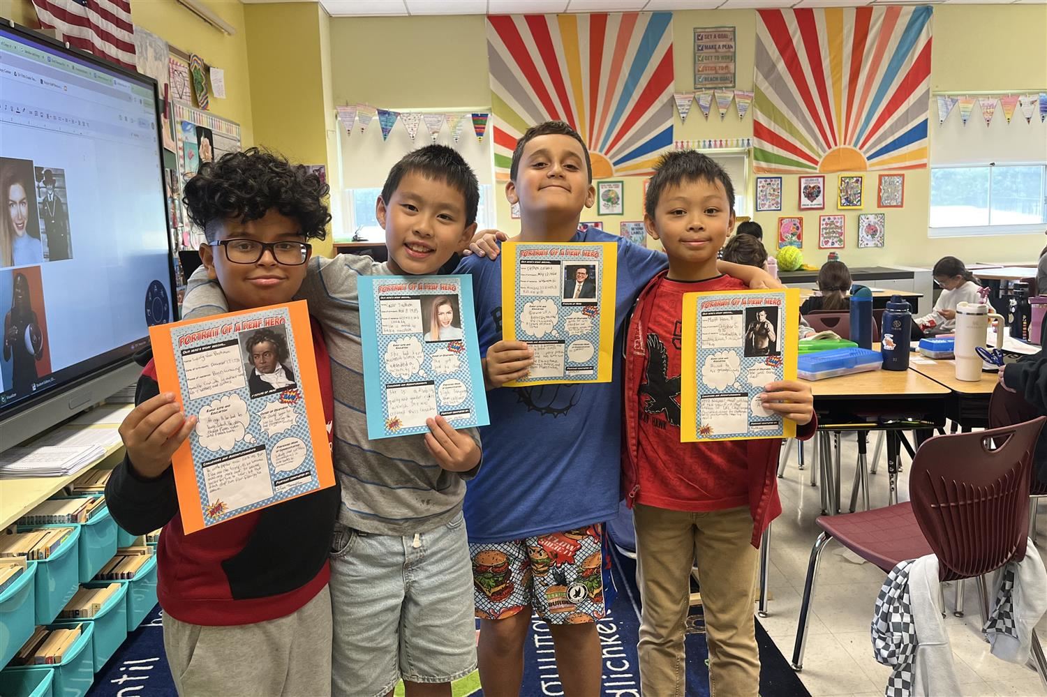  4 students 